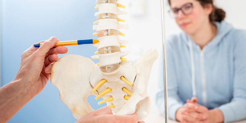 Behandlung der Wirbelsäule