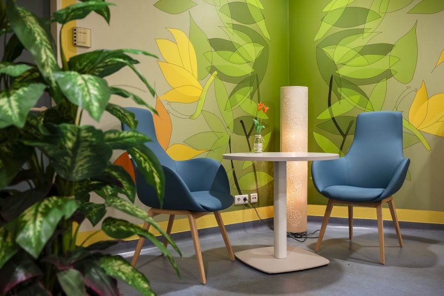 Sitzecke im Kreißsaal